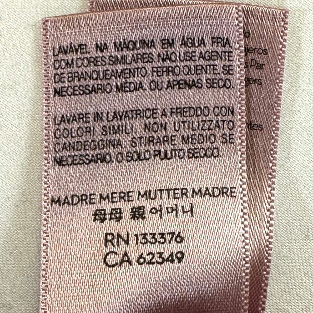 MOTHER The Boxy Goodie Goodie No Bad Days Tee Dahlia Burgundy Womens M - Picture 10 of 10